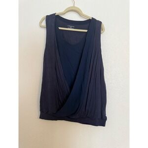 Lane Bryant Navy Blue Sleeveless Blouse Plus‎ Size Tank Top